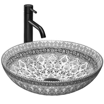 Countertop washbasin Rea Arte dark grey