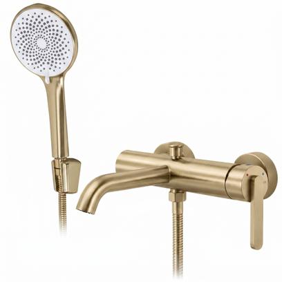 Harjattu kylpyammehana REA Ontario Side Brush Gold