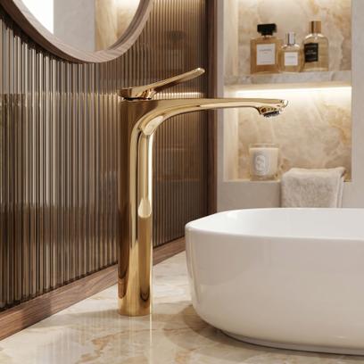 Robinet de lavabo PREMIUM Rea Vision Gold High