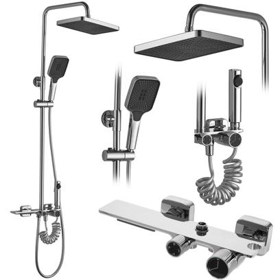 Shower set REA HELIX Chrom