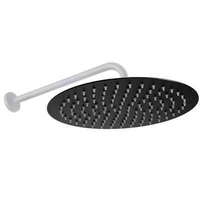 Rainfall shower head Rea Black Matt 25cm