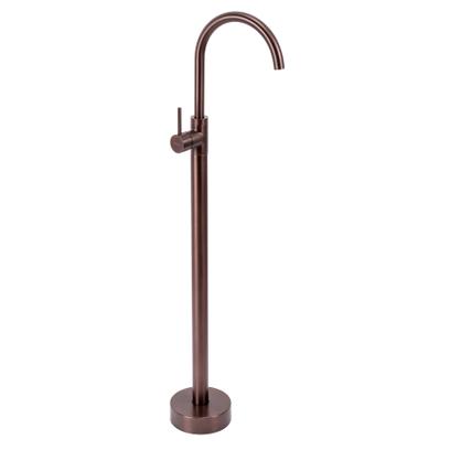 Floor-Standing Washbasin Faucet Rea Lungo Brush Brown