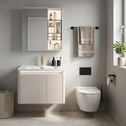 Комплект мебели за баня с мивка DE07-60 Beige 60CM