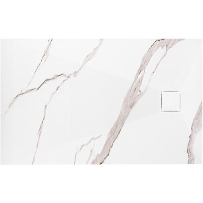 Brodzik prysznicowy Magnum CARRARA WHITE 80x100