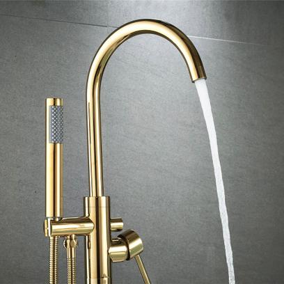 Frei stehende Armatur Rea Lungo Gold