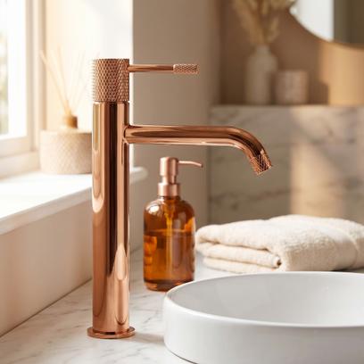 Robinet de lavabo Rea Venti Copper High