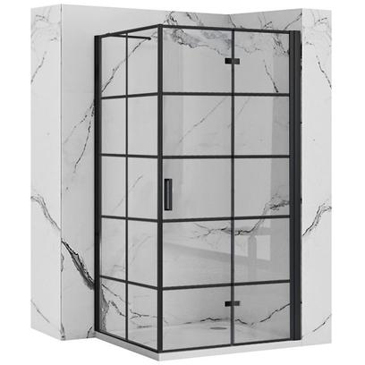 Καμπίνα ντους Rea Molière Black 80x80