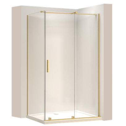 Duschkabine REA Montana Gold Brush 100x80
