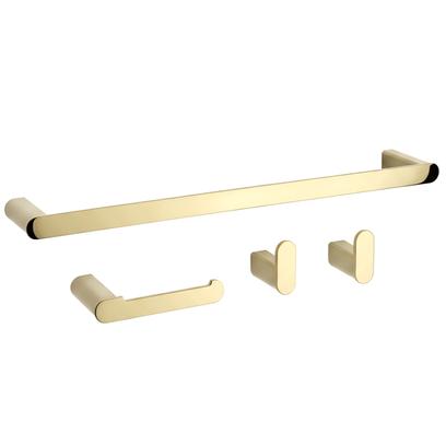 Ensemble d’accessoires de salle de bain Mati Gold 4 pièces