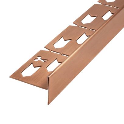 Shower tray skirting panel 100cm Brush Copper
