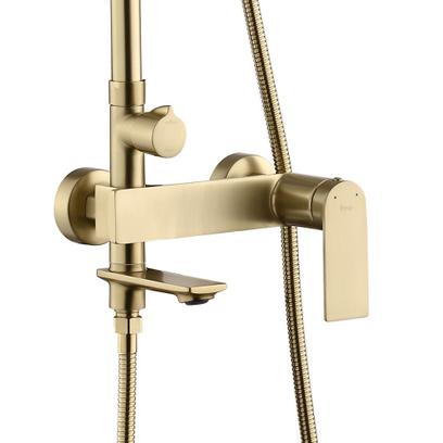 Shower set REA STORM GOLD BRUSH