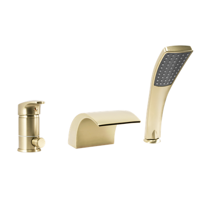 Robinet de baignoire Rea Riven Brush Gold