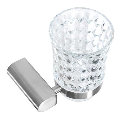 Čaša za četkice za zube Brushed Nickel 322224