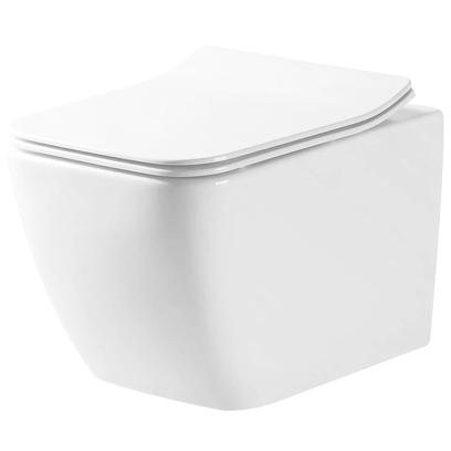 Závesná WC misa REA MARTIN SLIM RIMLESS DUROPLAST