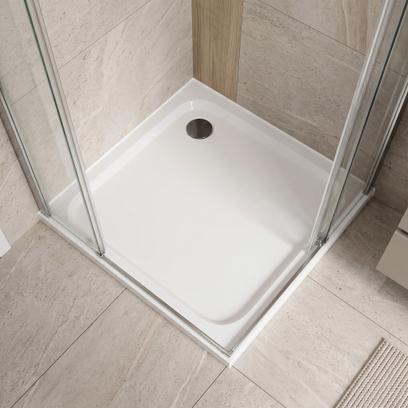 shower tray Rea Belmond White 80x80 Titan