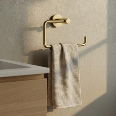 Porte-serviette 5610 Leo Brush Gold