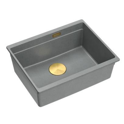 Granitspülbecken Logan 100 Grey Metallic
