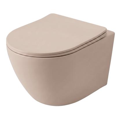 Toilet bowl REA Carlo Mini Tornado Mocca Matt