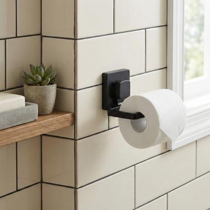 Ručka za WC papir Black 381698