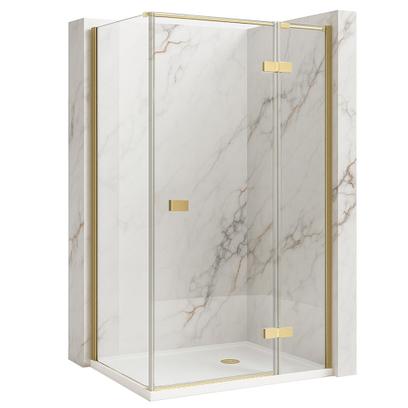 Duschkabine Rea Atlas 80x80 Brush Gold