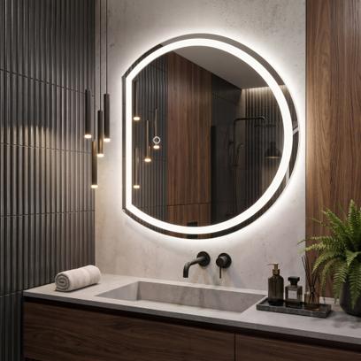 Sieninis LED veidrodis YH-BL-2 81x90cm