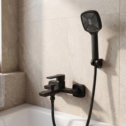 Robinet de baignoire REA ARGUS BLACK MAT