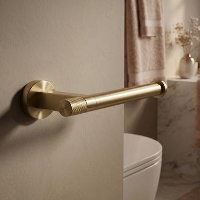 Поставка за тоалетна хартия 39105 ORI Brush Gold