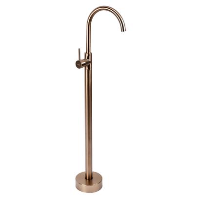 Waschbeckenarmatur freistehend Rea Lungo Brush Copper