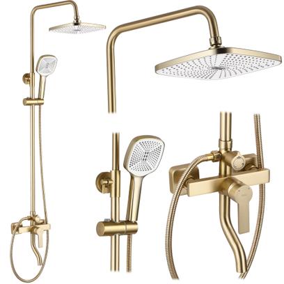 Shower set REA ARGUS GOLD BRUSH