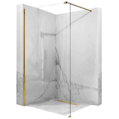 Duschwand Rea Aero Gold N 80 Walk In