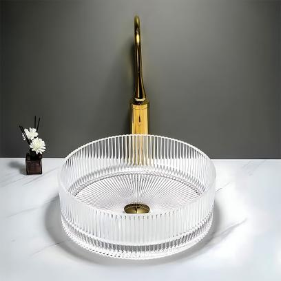 Countertop washbasin Rea Ingrid 36 Transparent