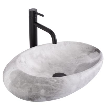 Umywalka nablatowa Rea Roxy C Stone L.GREY