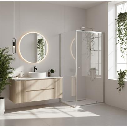 Душова кабіна Rea Primo Swing 80x90 Chrome