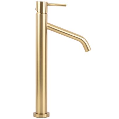 REA LEVEL praustuvo maišytuvas Brushed Gold High Brush
