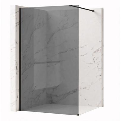 Pared de la ducha Rea Flexi Grey / Black 100
