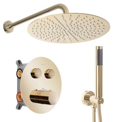 Built-in shower set Rea  LUNGO GOLD  BOX