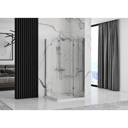 Rea Folding Fold N2 Ντους Καμπίνα Χρώμιο 90x90 cm