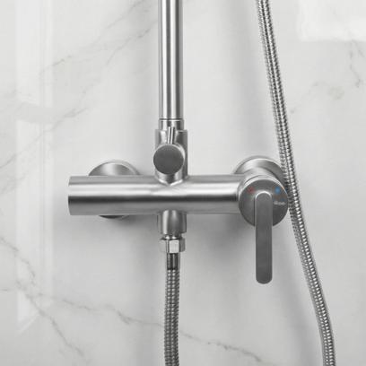 Shower set Rea Ontario Brush Nickel