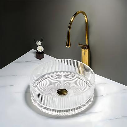 Countertop washbasin Rea Ingrid 36 Transparent