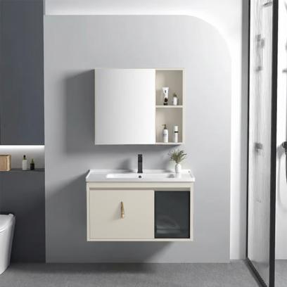 Súprava kúpeľňového nábytku s umývadlom Paris 60cm Beige