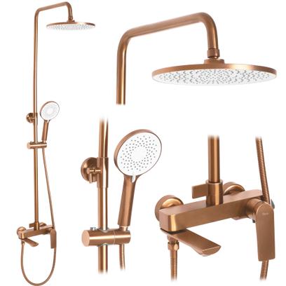 Shower set REA Avalon Copper Brush