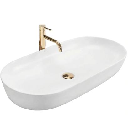 Umywalka Nablatowa REA CLEO 81 White