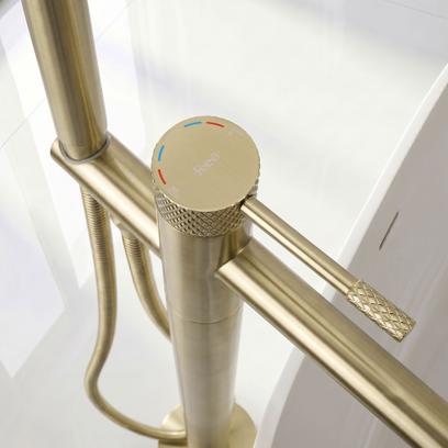 Vapaasti seisova sekoitin Rea Venti Brush Gold