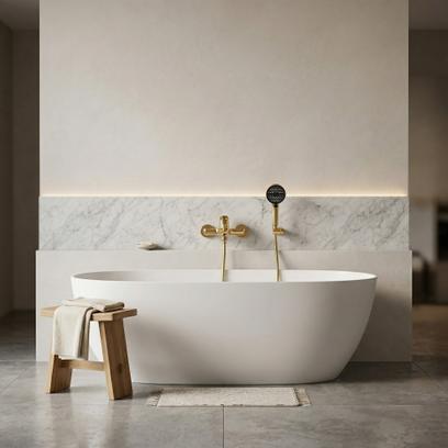 Mitigeur de baignoire PREMIUM REA Vision Gold