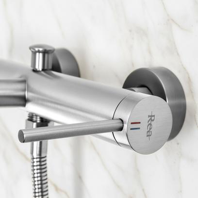 Robinet de baignoire Rea Foss Nickel Brush