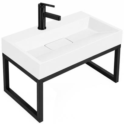 Waschbecken Konglomerat GOYA 60 cm+Waschtischplatte