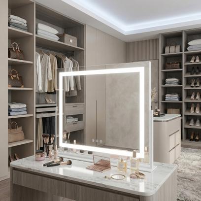 LED Spiegel STUDIO White 58x45