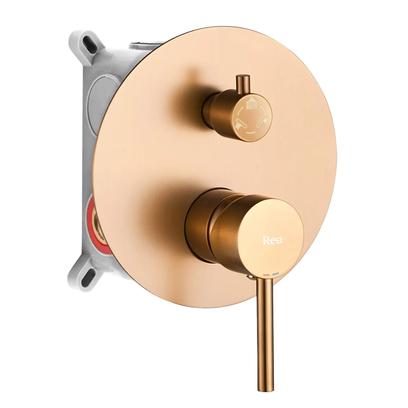 Built-in shower set Rea Lungo Copper Brush + BOX