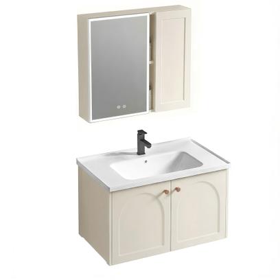 Комплект мебели за баня с мивка Denver 60cm Creme