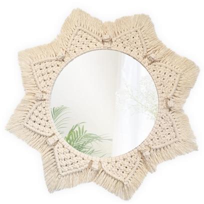 Boho wall mirror 53CM 322048